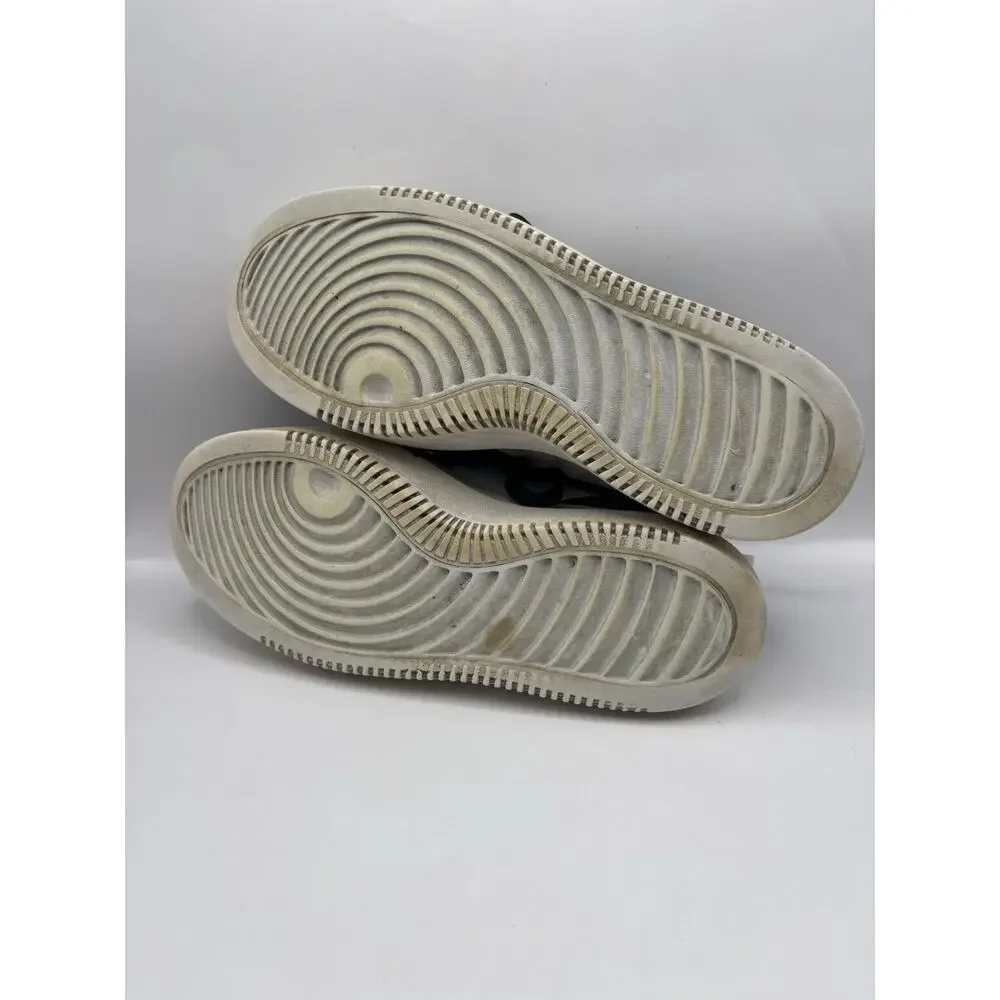 Nike Court Vision Alta TXT Black And White Sneakers Women Size 8